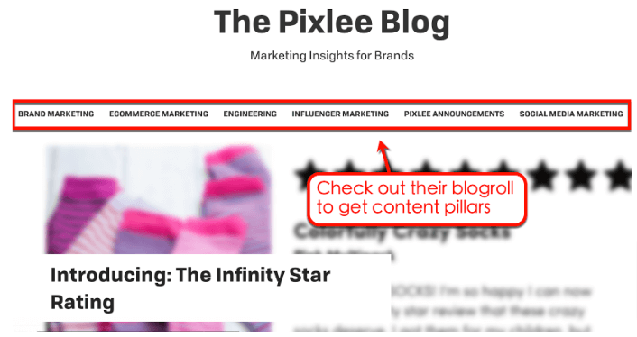 Screenshot of Pixlee's homepage
