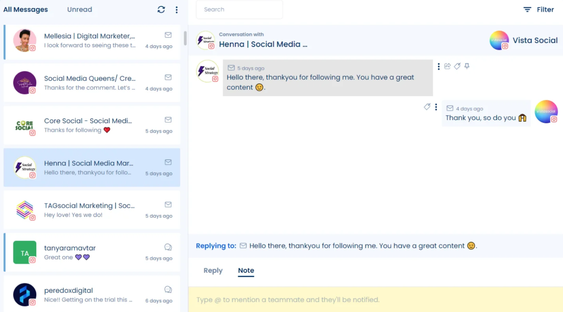 Reels Direct Publishing with Vista Social | Benefit 4: Moderate Comments and Conversations