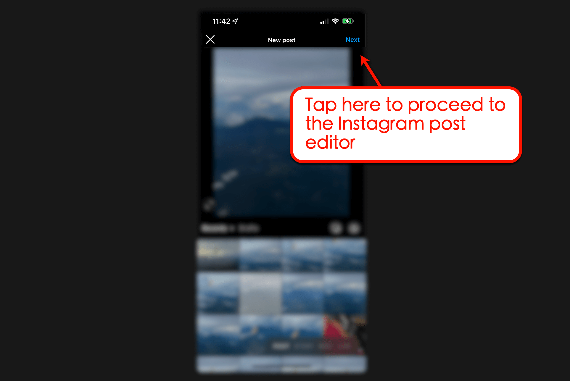 Edit your Instagram post