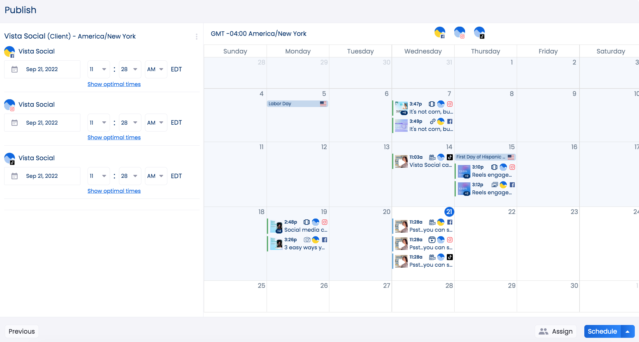 How To Schedule Facebook Reels With Vista Social