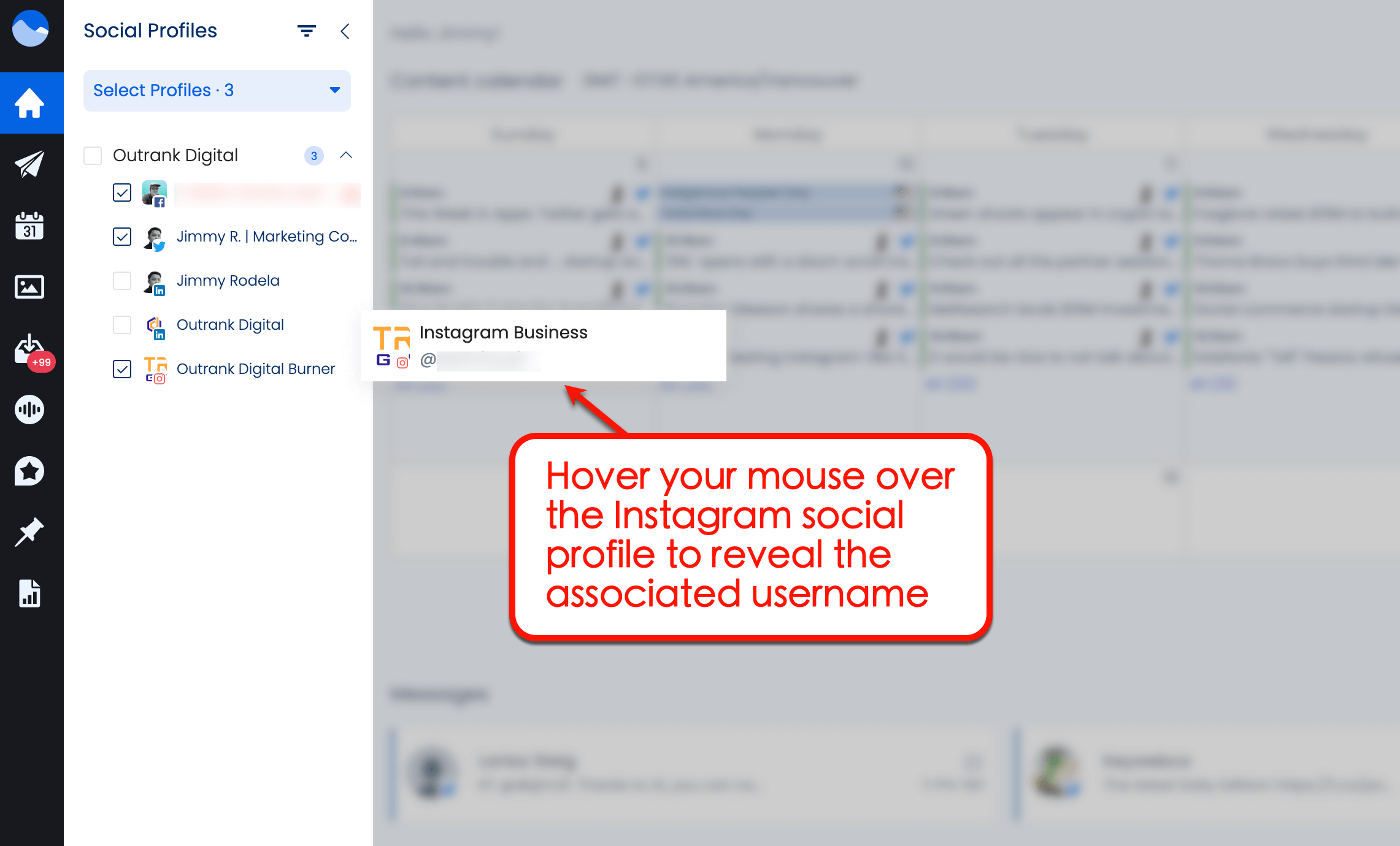 Manage multiple Instagram profiles with Vista Social