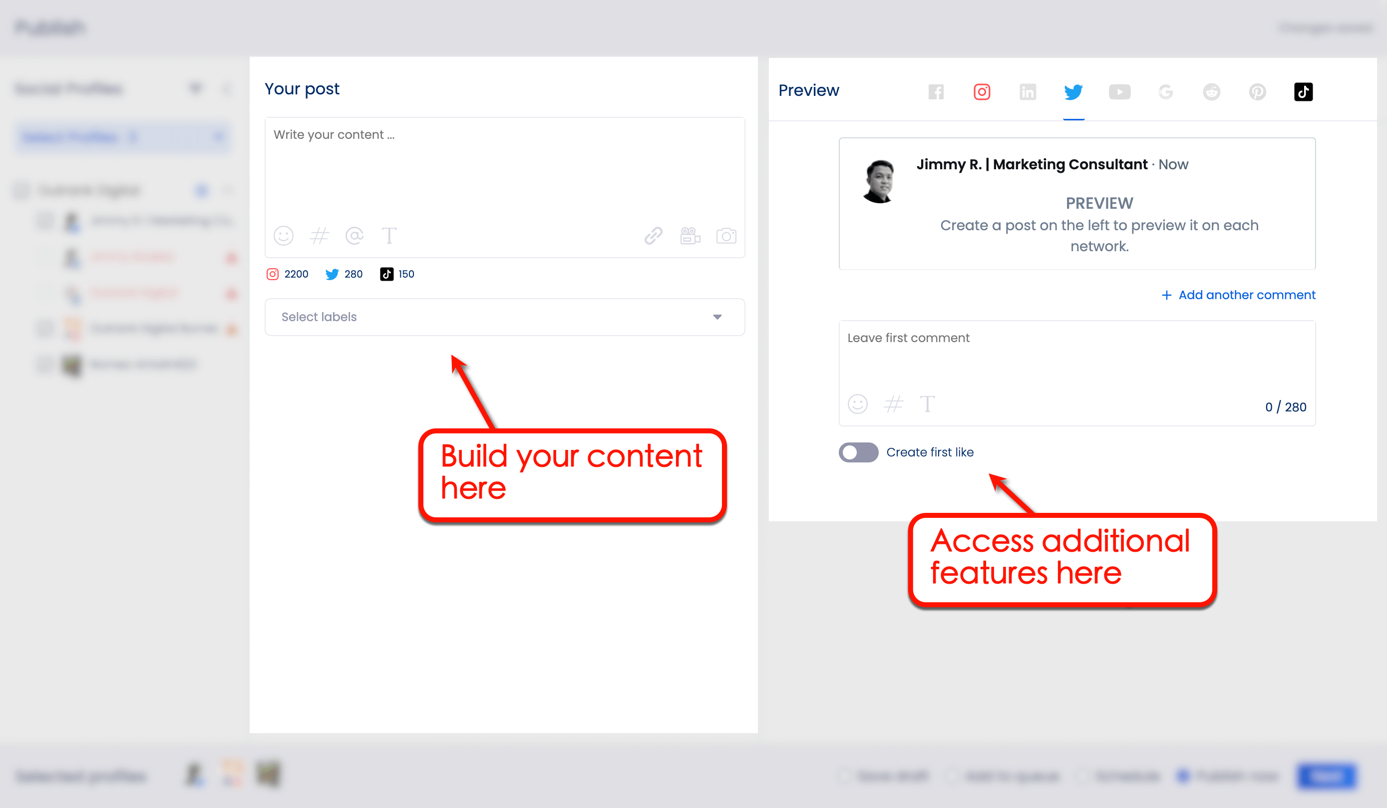 Use Vista Social’s advanced features 