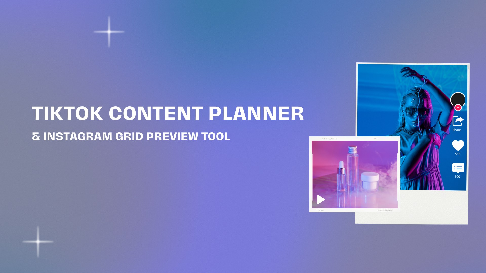 TikTok Content Planner & Instagram Grid Preview Tool 2023