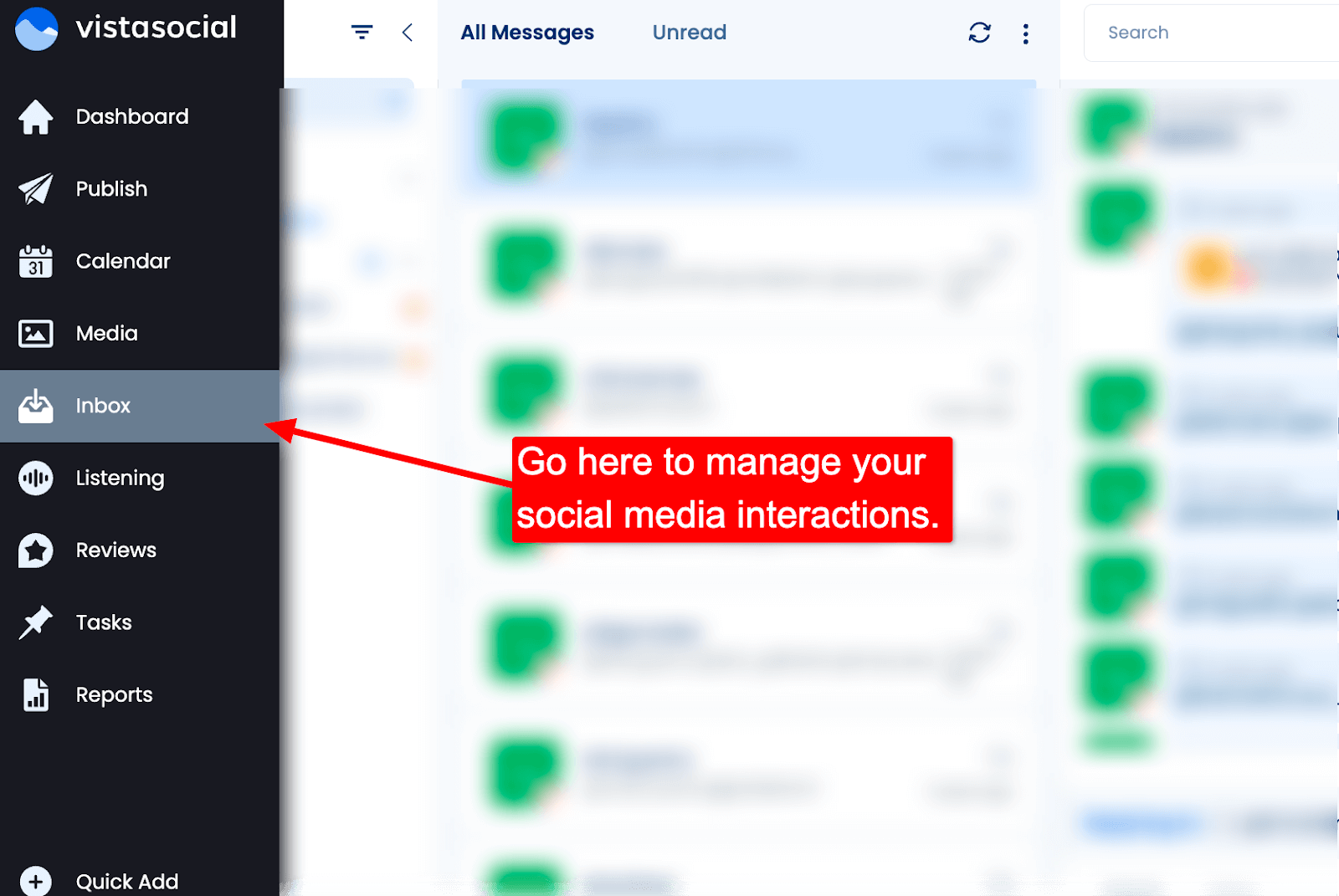Manage social media interactions.