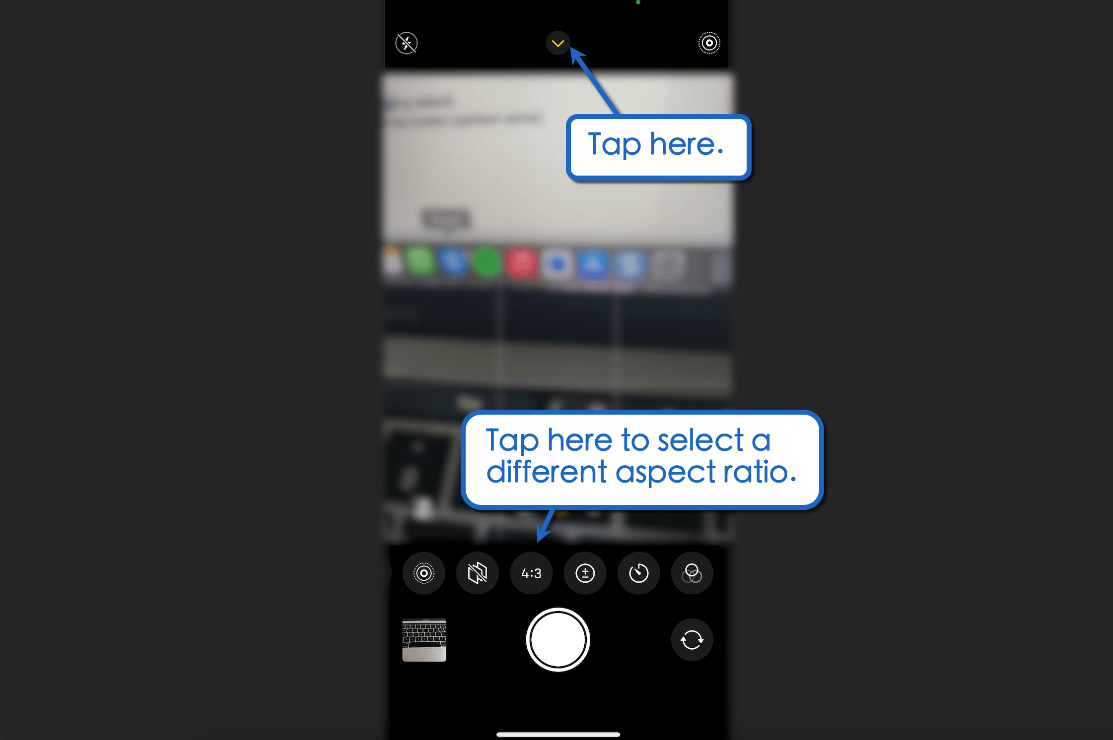 Select a different aspect ratio.