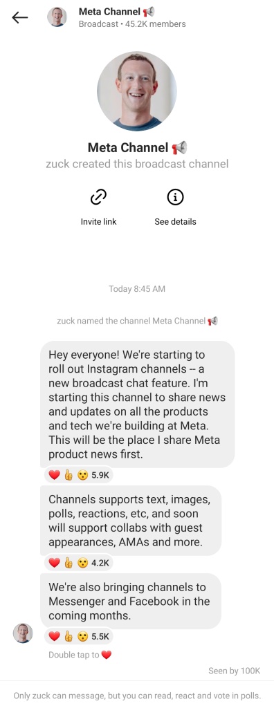 Meta Messenger Announcement Mark Zuckerberg