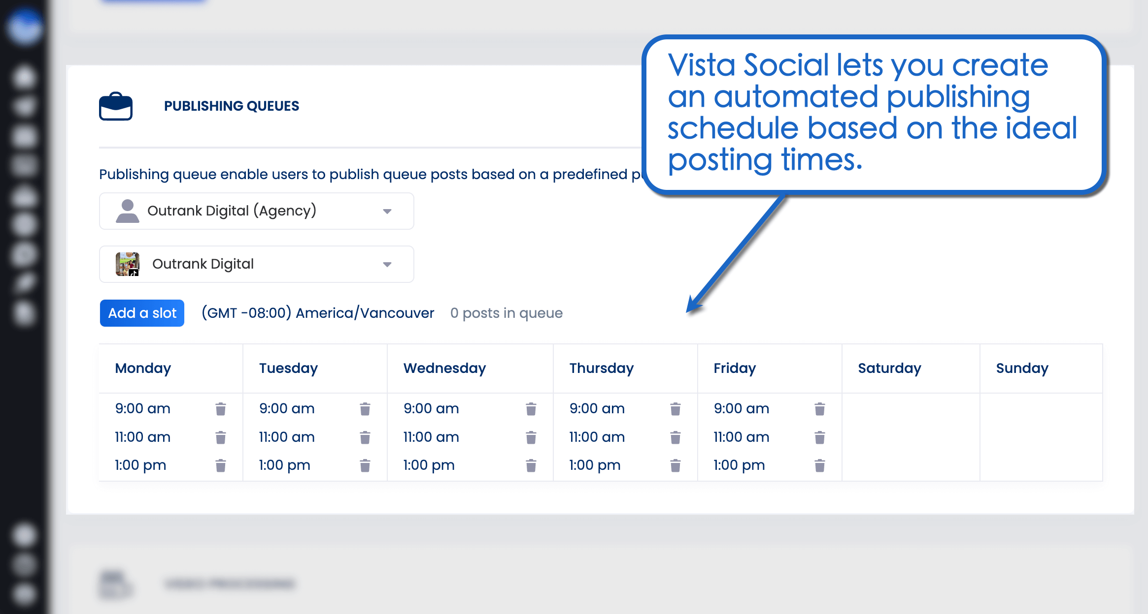 Use Vista Social to automate your social media publishing.