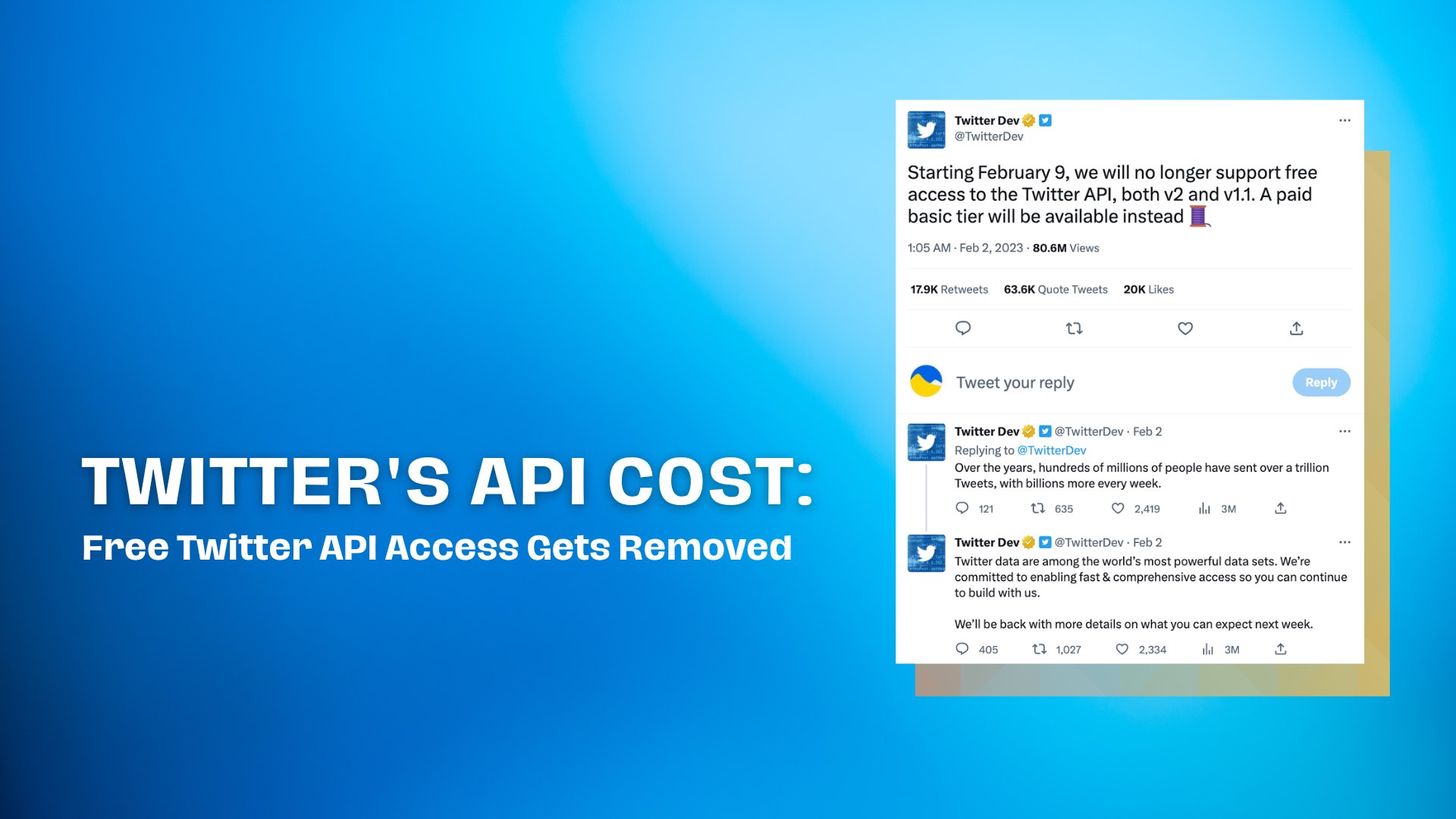 How much is Twitter free API?