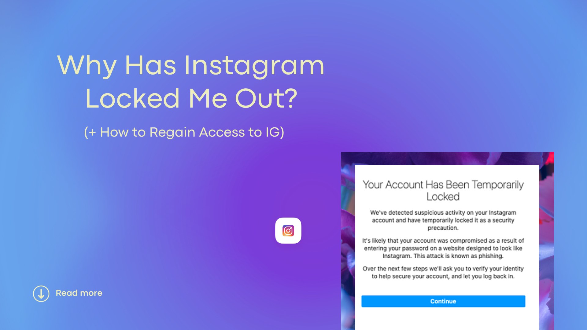 Why Has Instagram Locked Me Out?