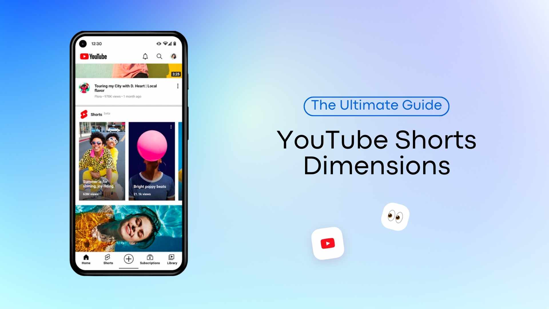 Youtube shorts dimensions