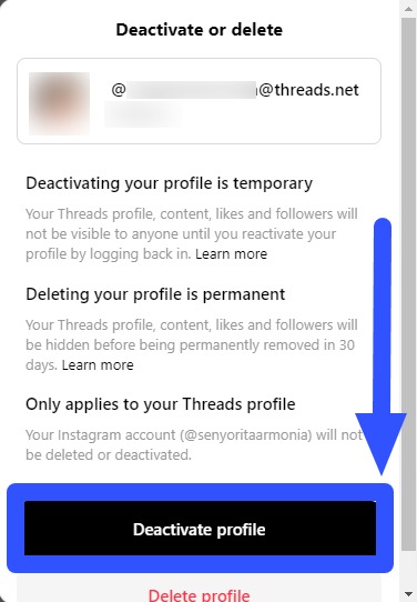 How to Remove Threads from Instagram3