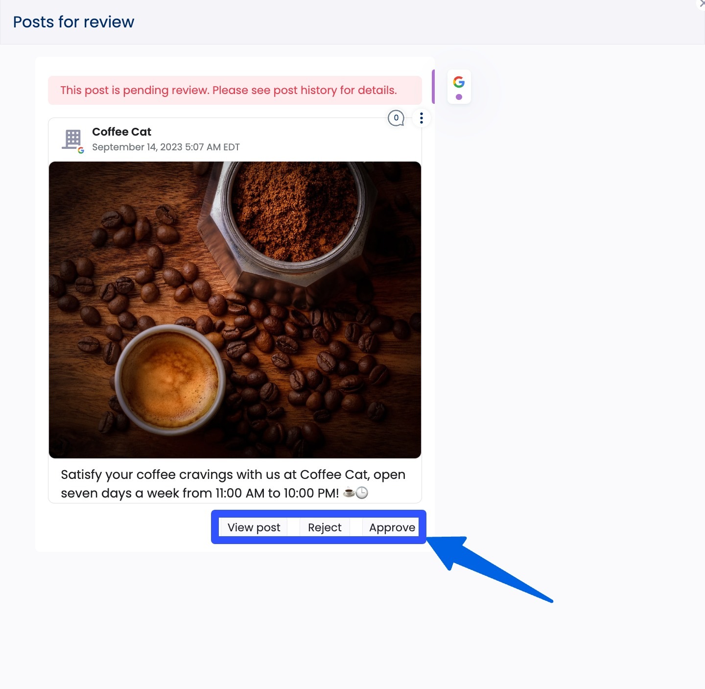 Social Media Approval Software6