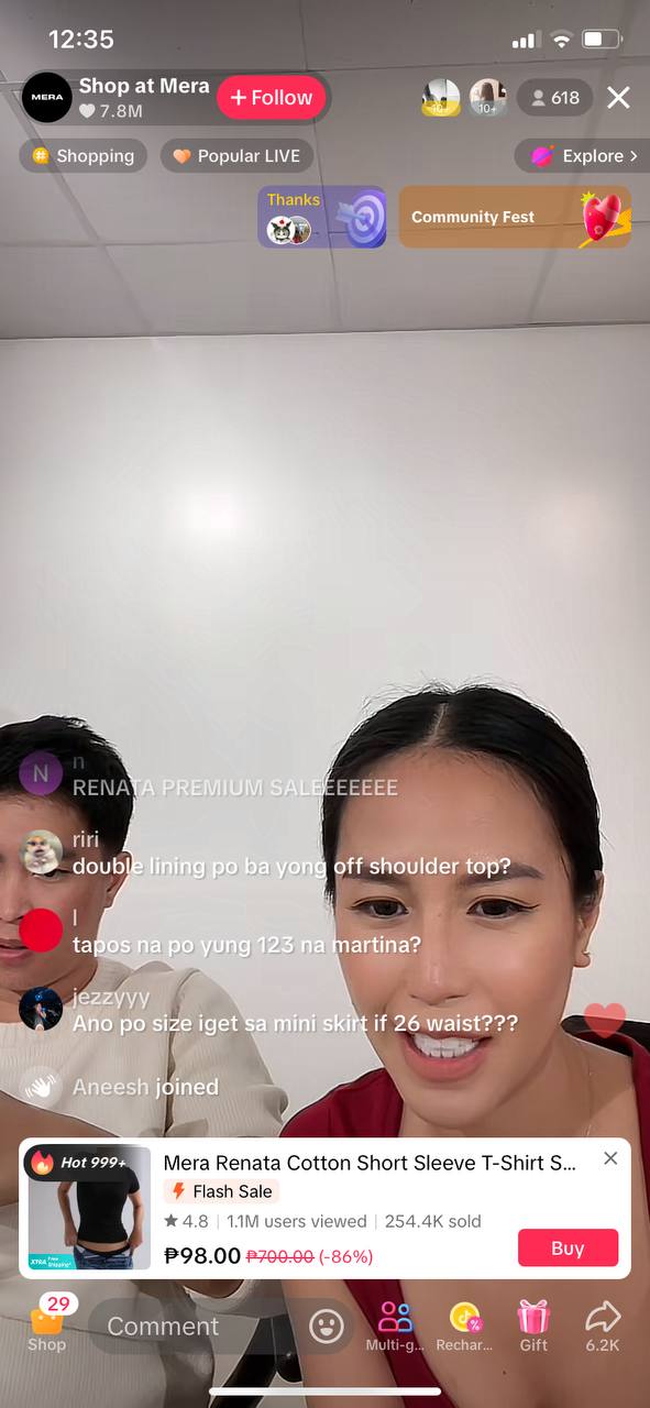 Social Media Shopping Trends. TikTok live selling