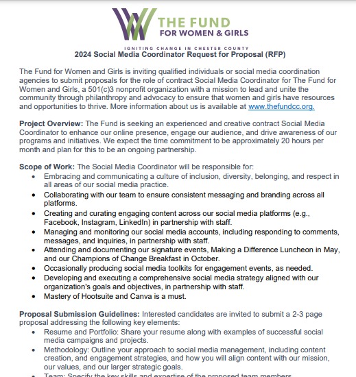 Social Media RFP2