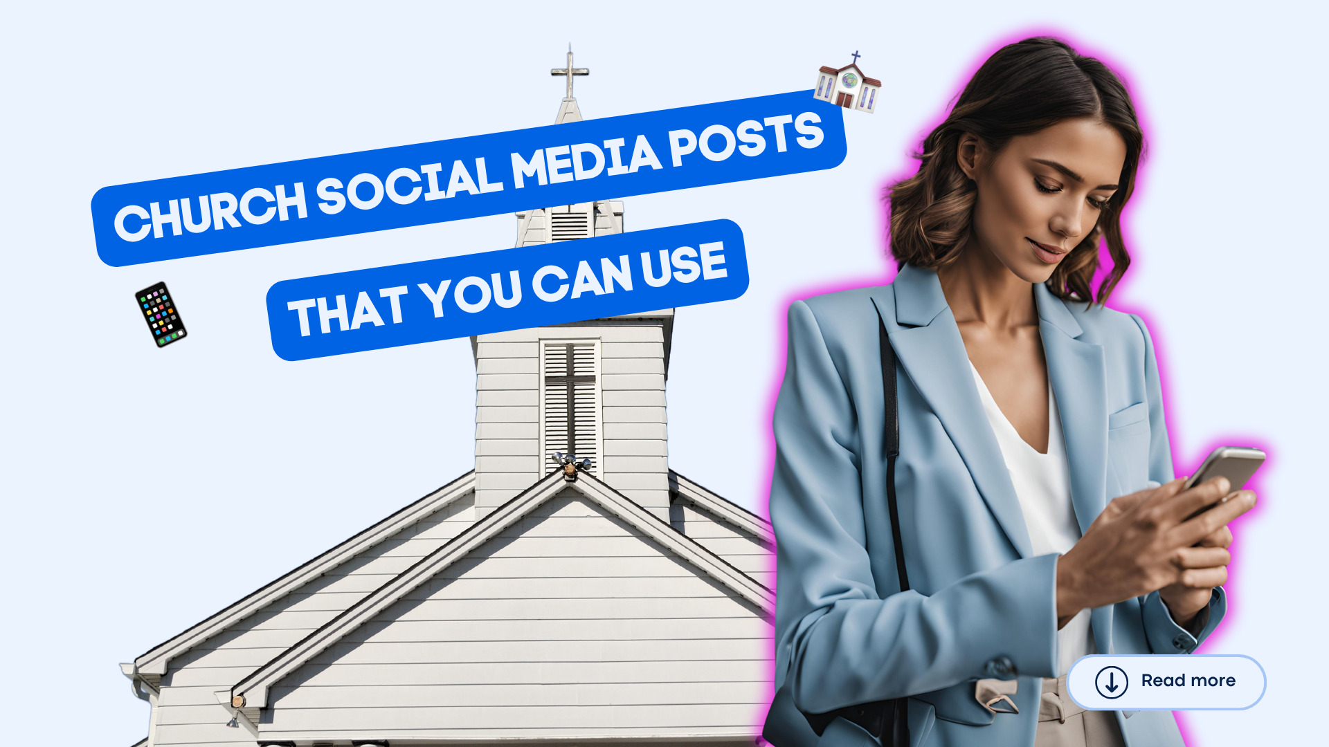 church social media posts
