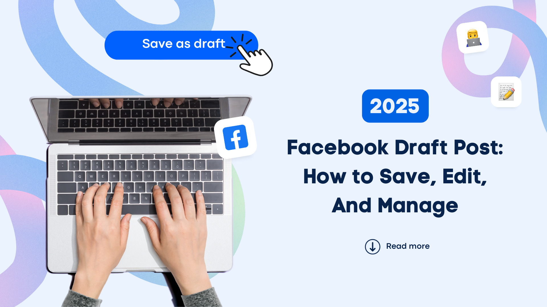 Facebook draft post