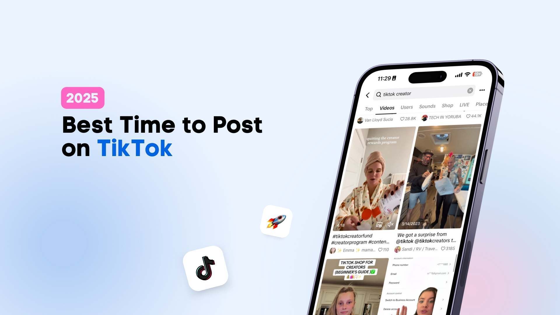 Best time to post on tiktok