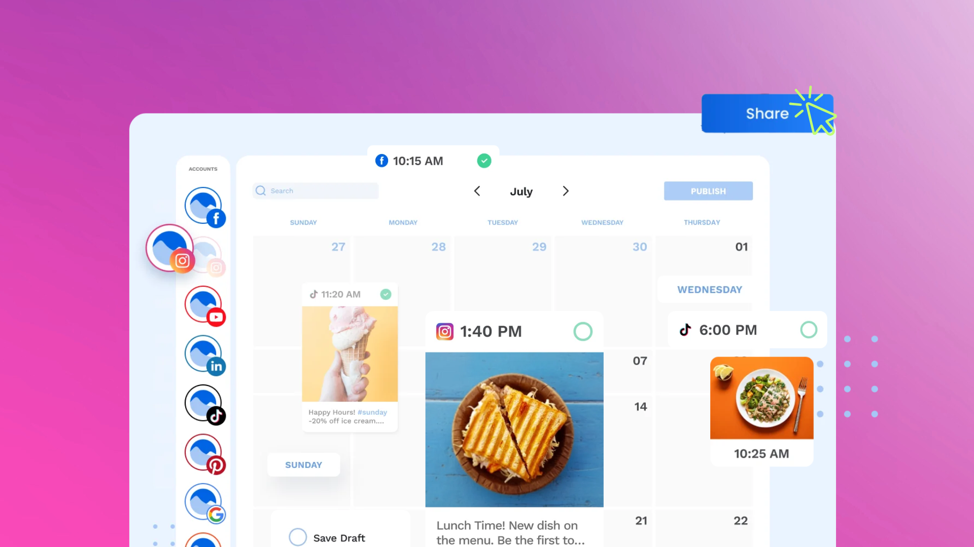 Shared Calendar: The Ultimate Social Media Content Planner