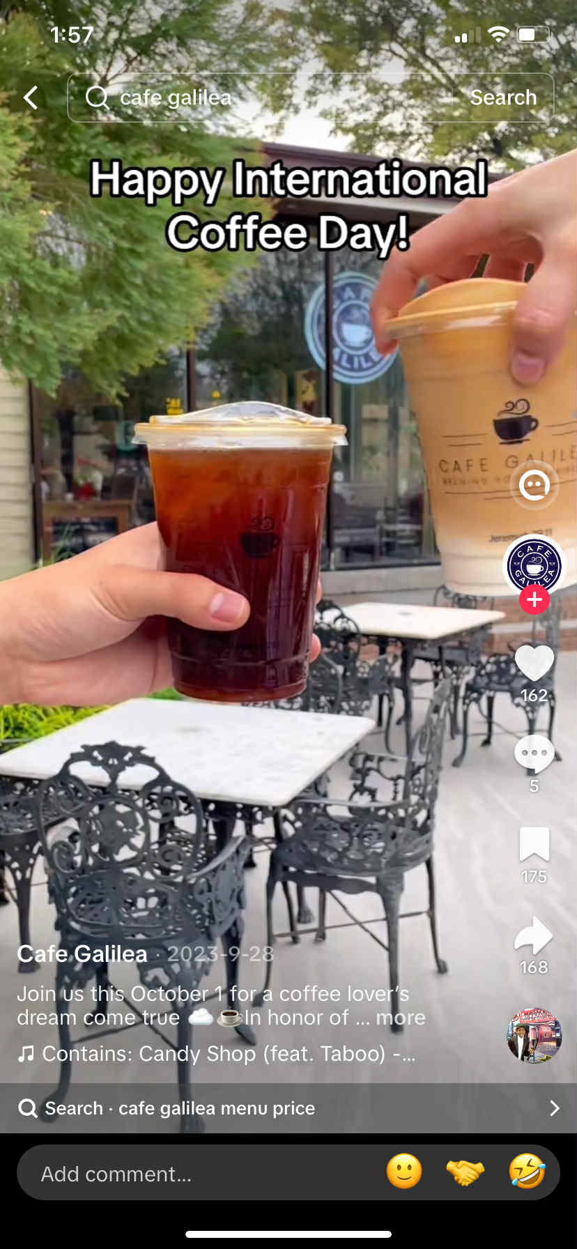 October Social Media Holidays : International coffee day