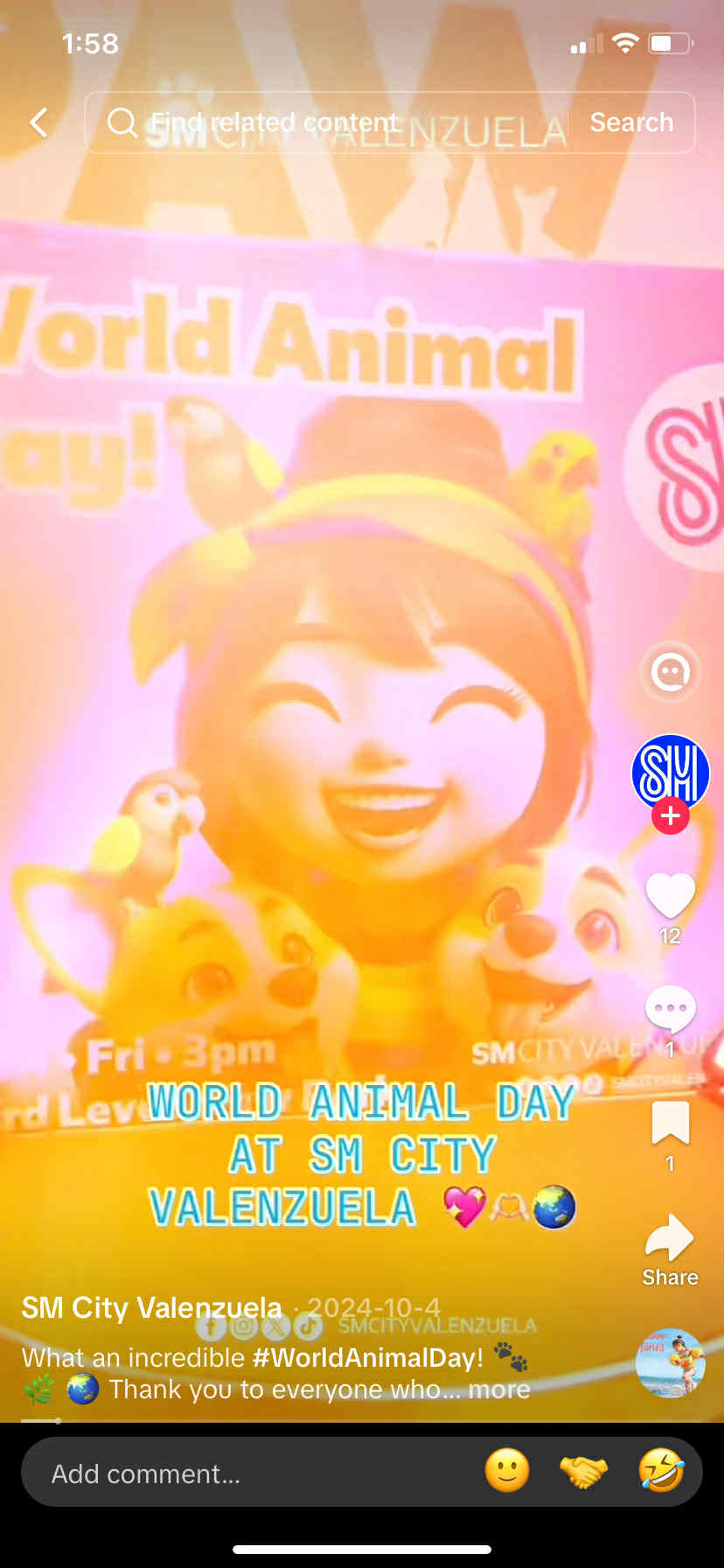 October Social Media Holidays : World animal day