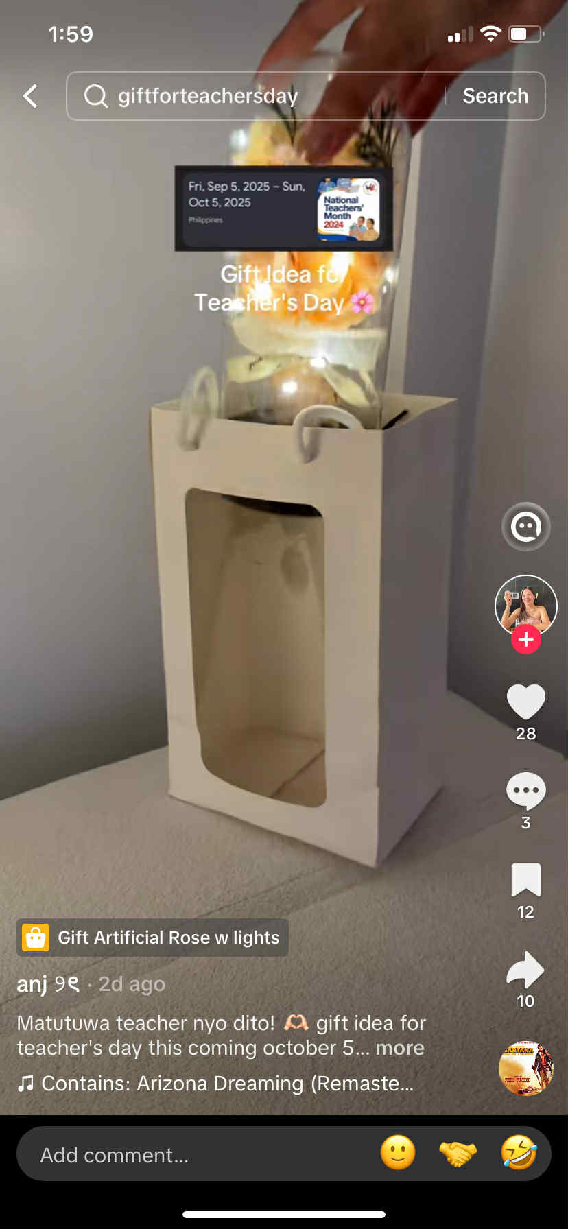 October Social Media Holidays : Teacher's day