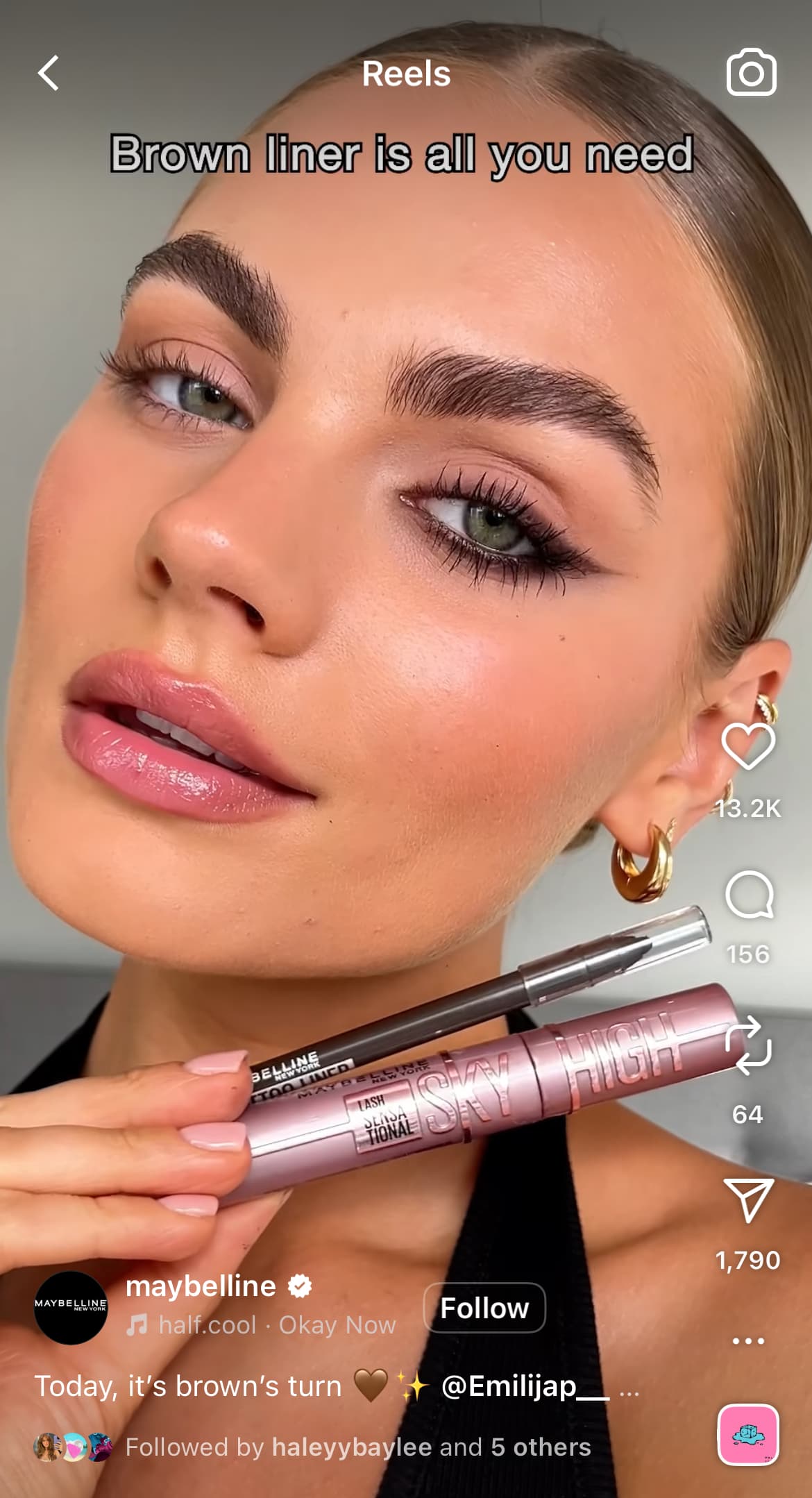 A screenshot of an Instagram reel using a good hook to grab attention.
