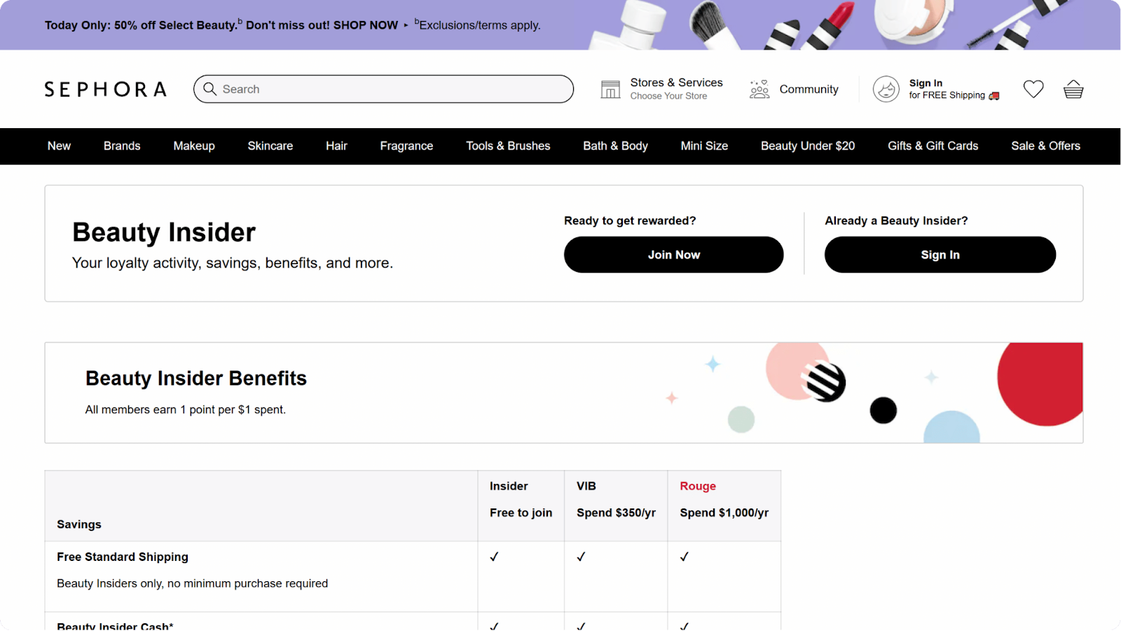 affiliate marketing vs. influencer marketing: sephora
