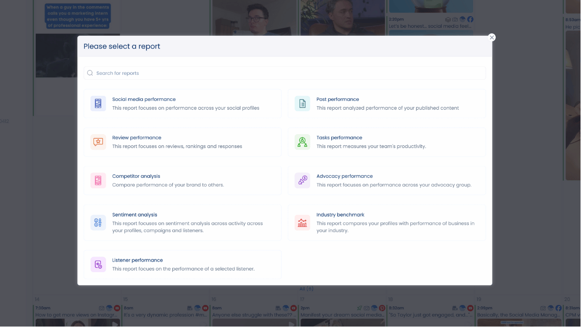  cross-posting on social media: performance analytics