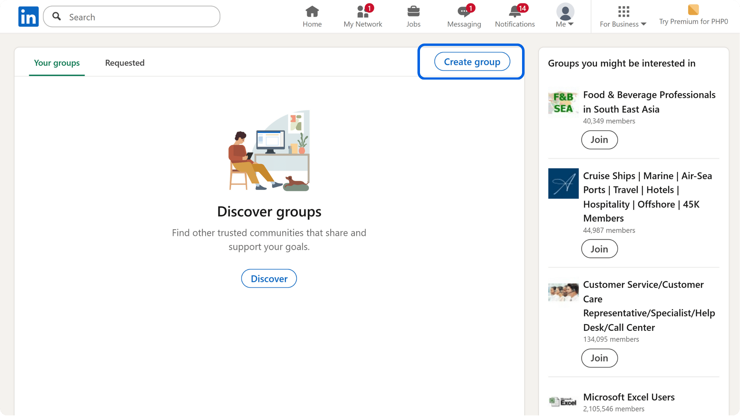 how to create your own linkedin group
