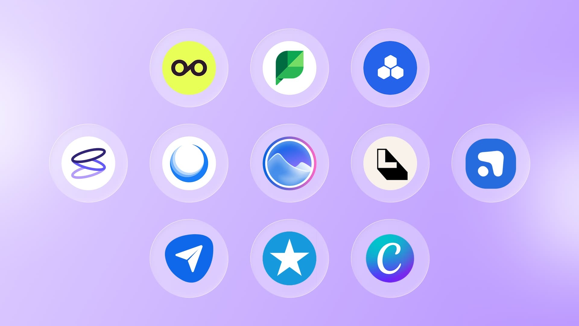 An illustration showcasing top social media tools on the market.