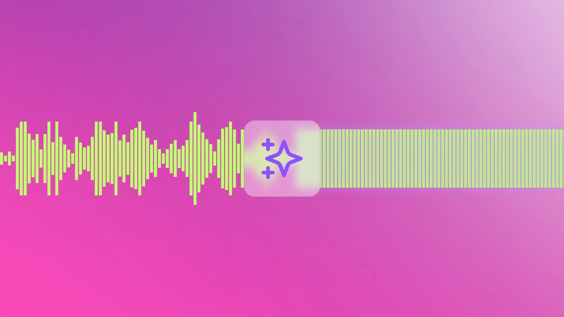 An illustration of AI helping to smooth out a brand voice.