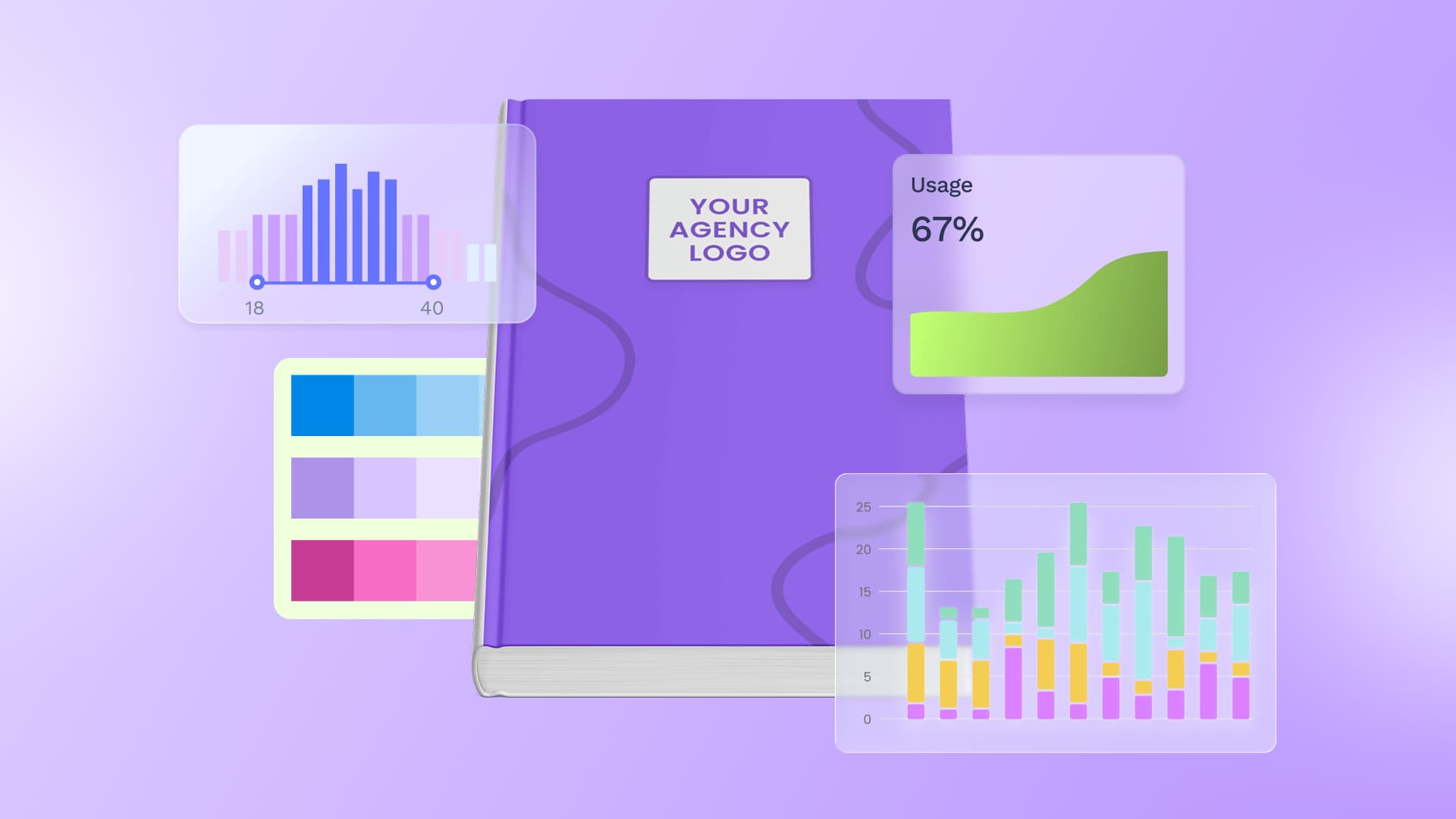 An illustration of a white label report.