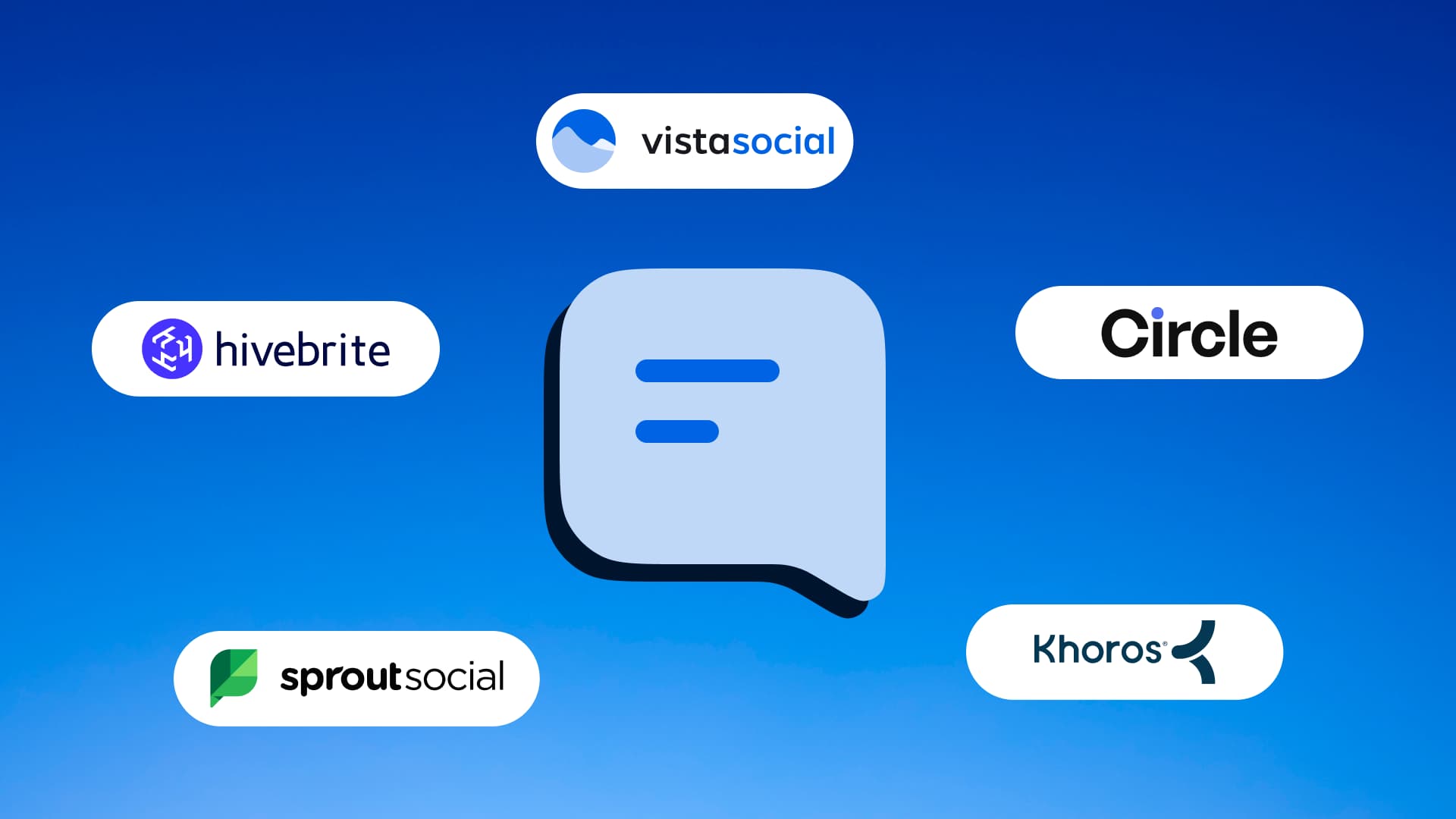 An illustration showcasing the top community management tools.