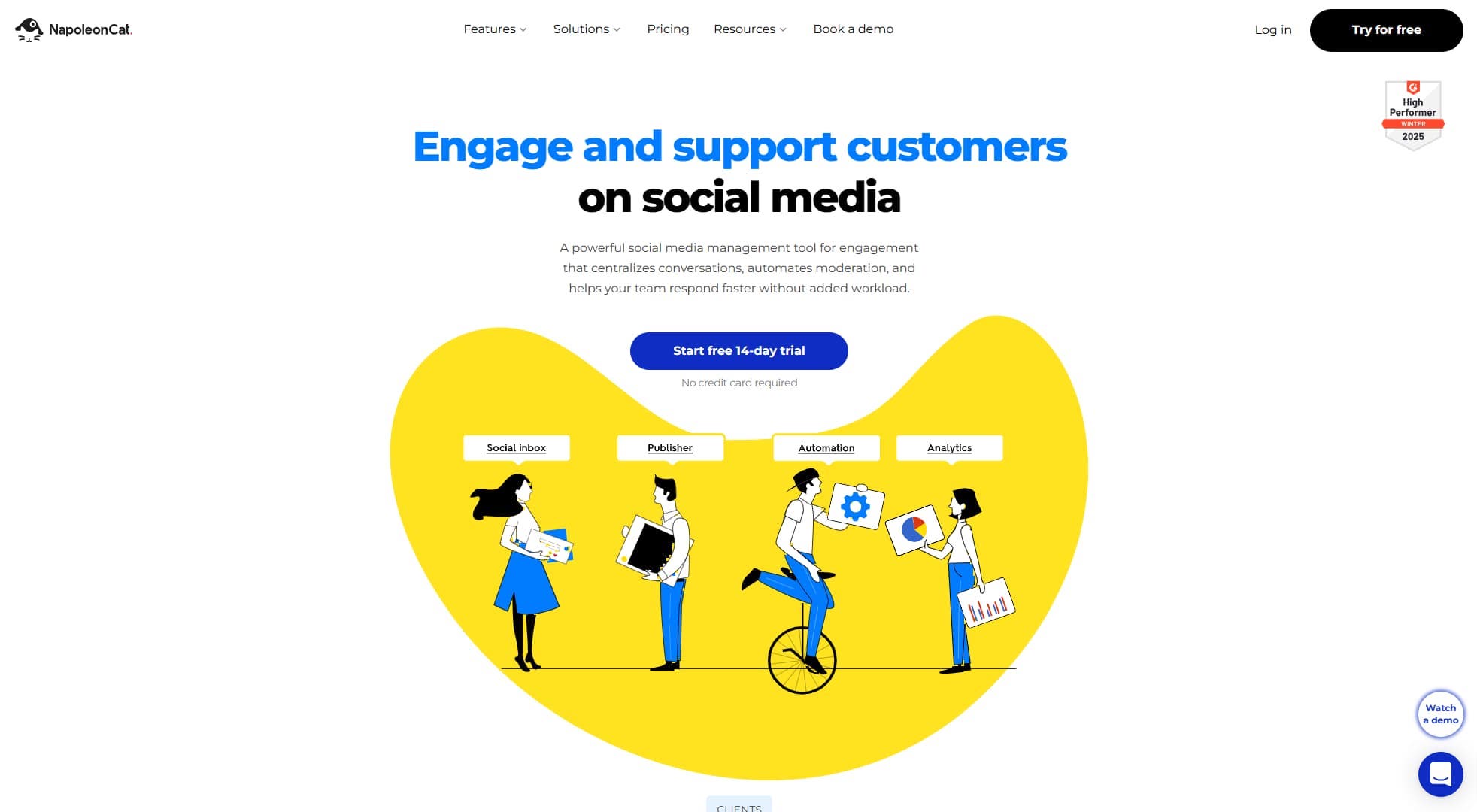 Community management tool NapoleonCat's website.