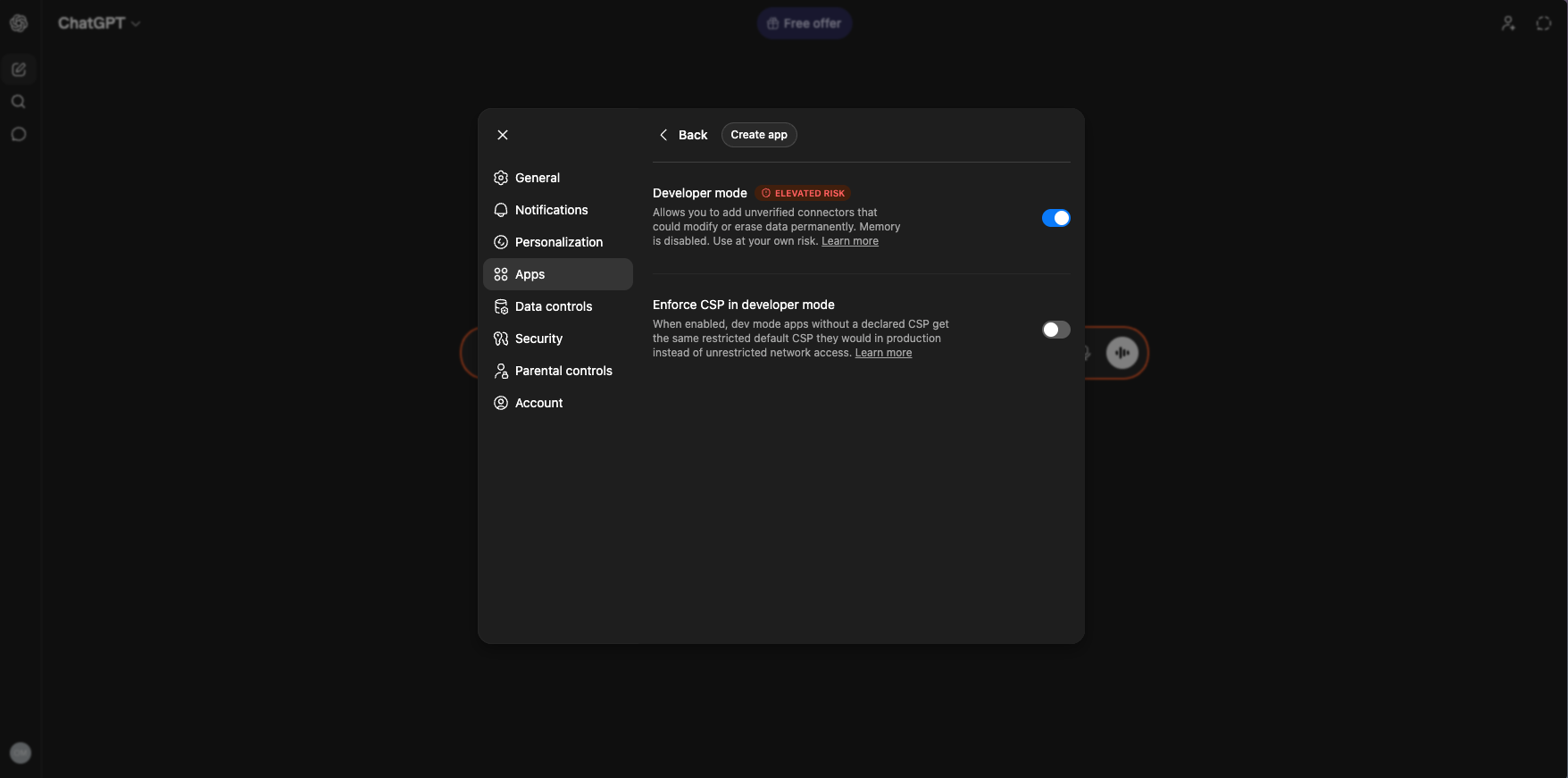 How to add new apps in ChatGPT.