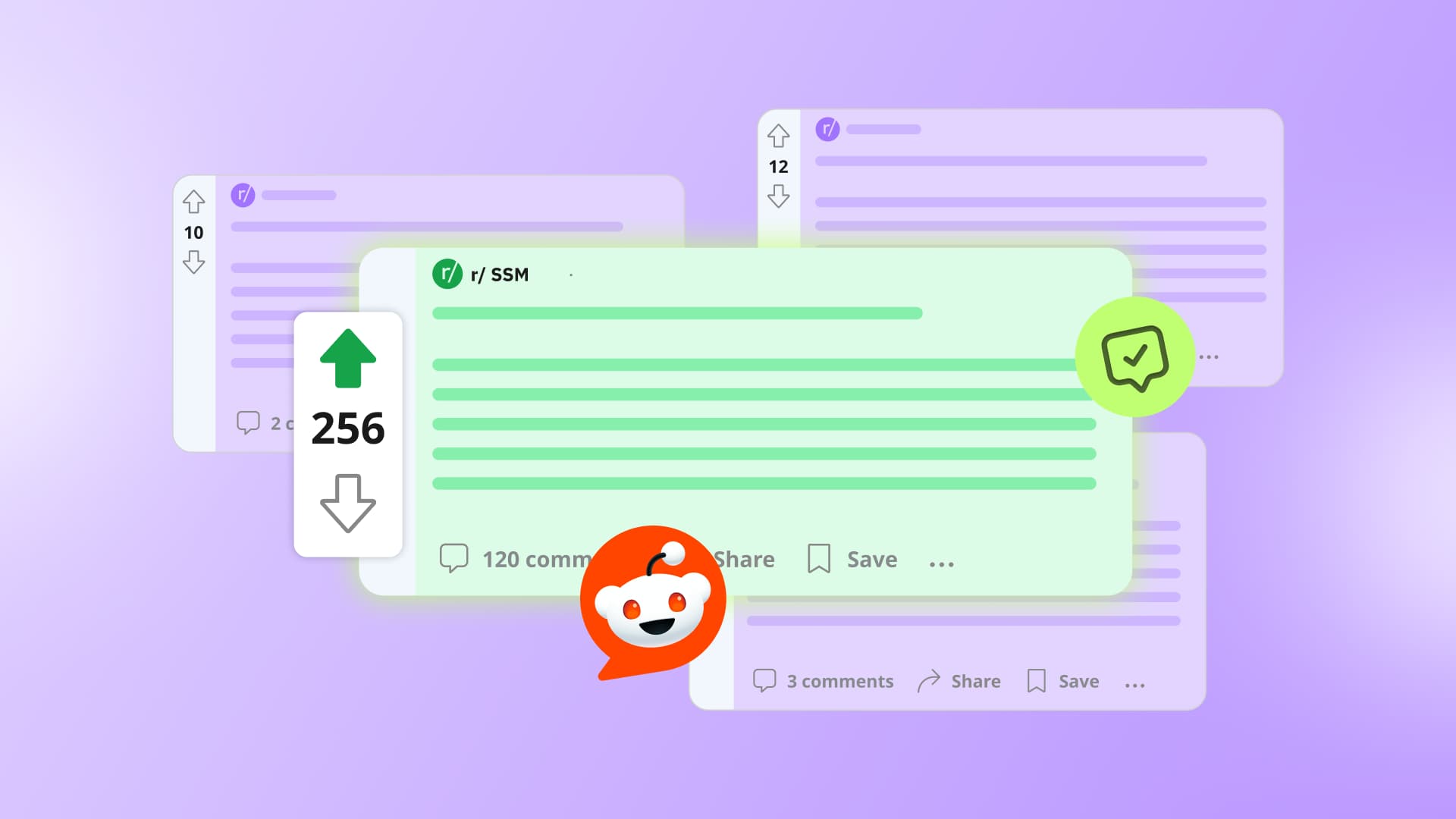 An illustration of a Reddit ad performing well.