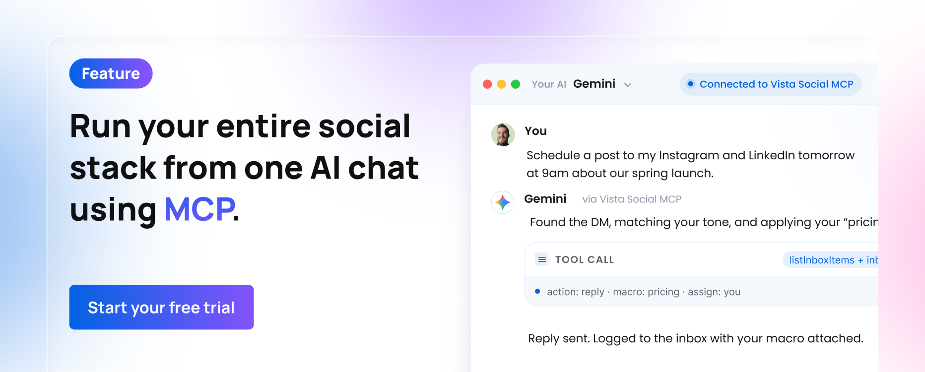 Run your entire social operation from one AI chat using MCP.