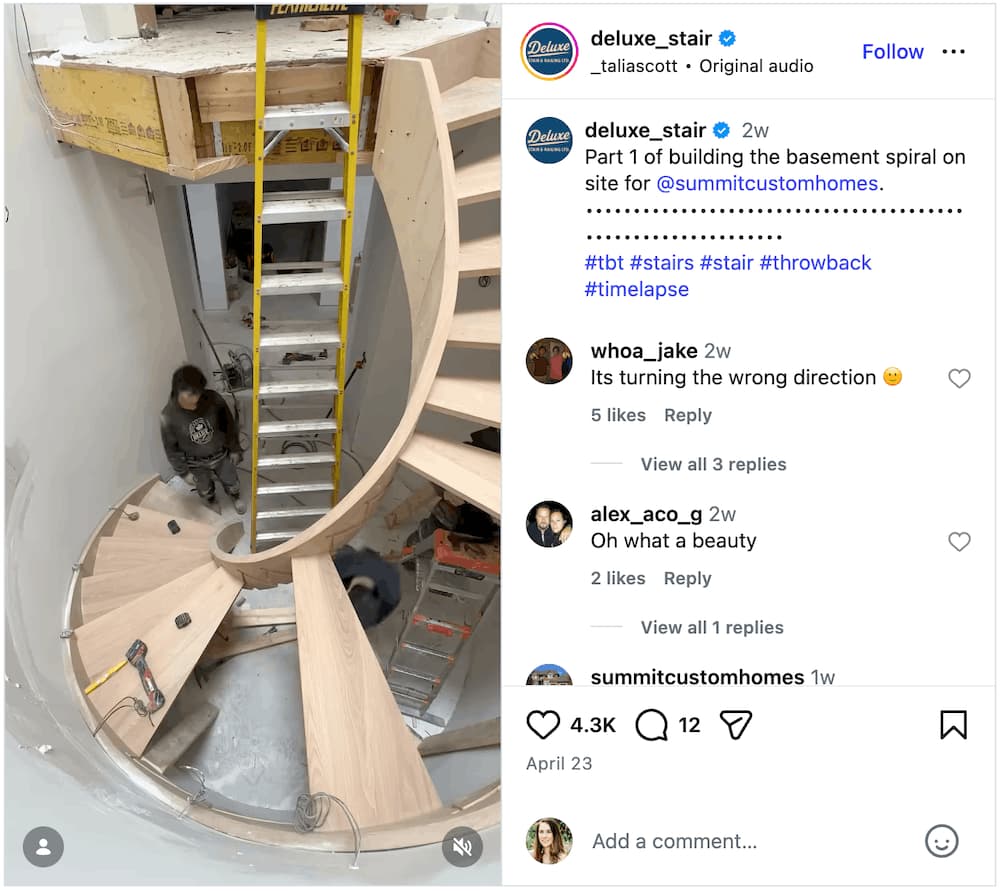A screenshot of a timelapse Instagram Reel.