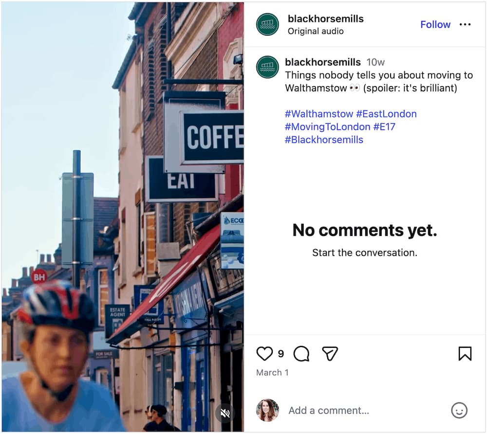 A screenshot of an Instagram Reel using the "things nobody tells you about" trend.