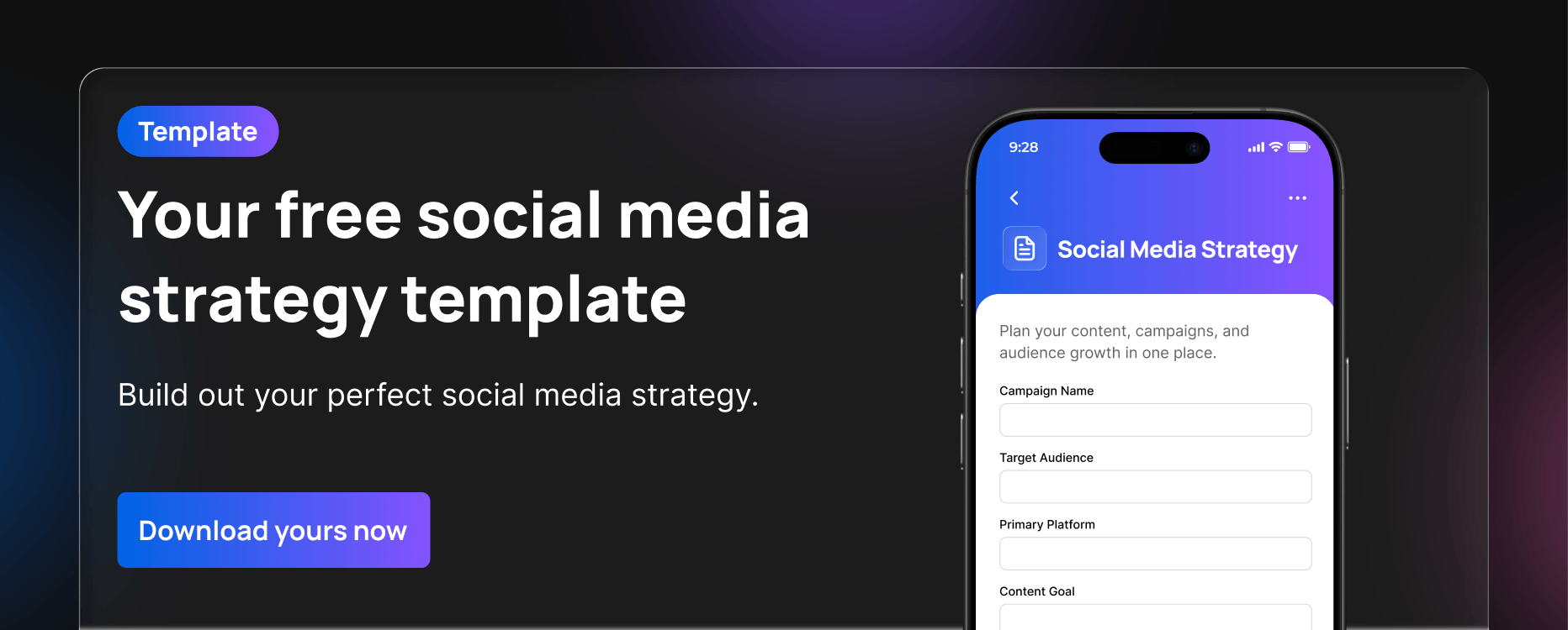 Get your free social media strategy template from Vista Social.